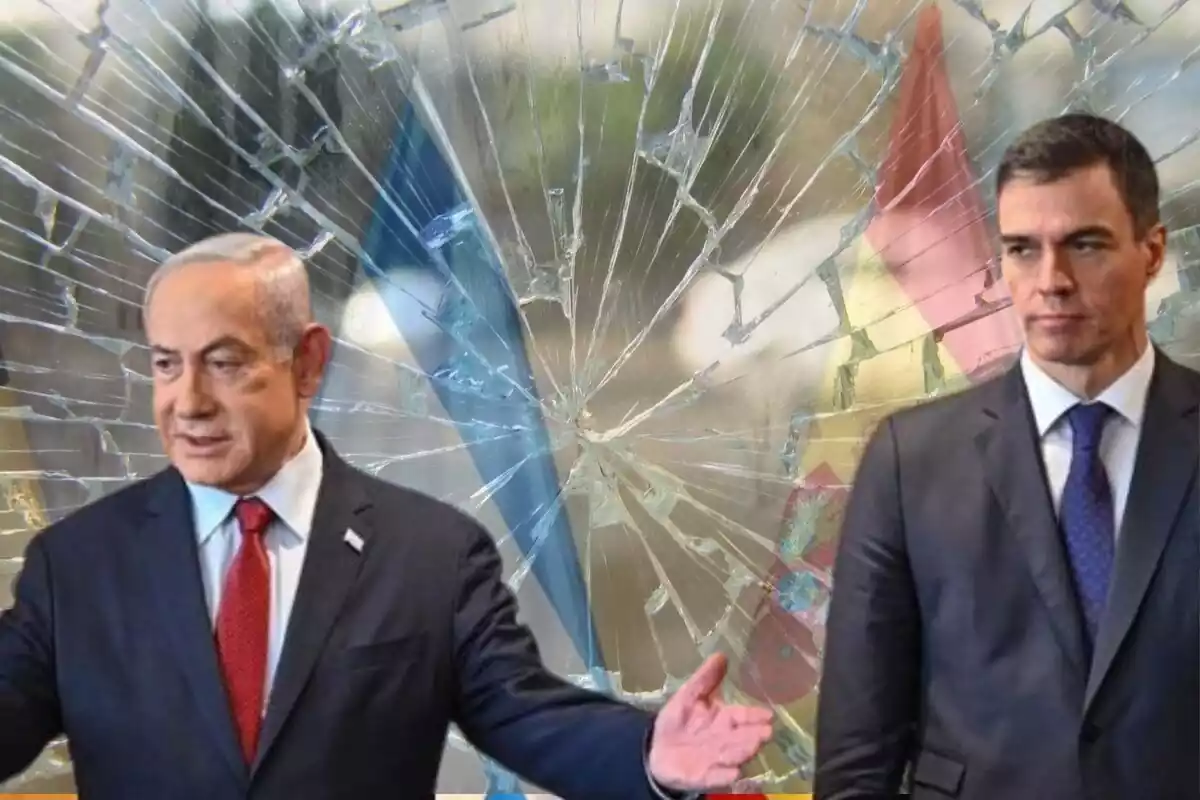 Pedro Sánchez y Netanyahu en una visita del presidente español