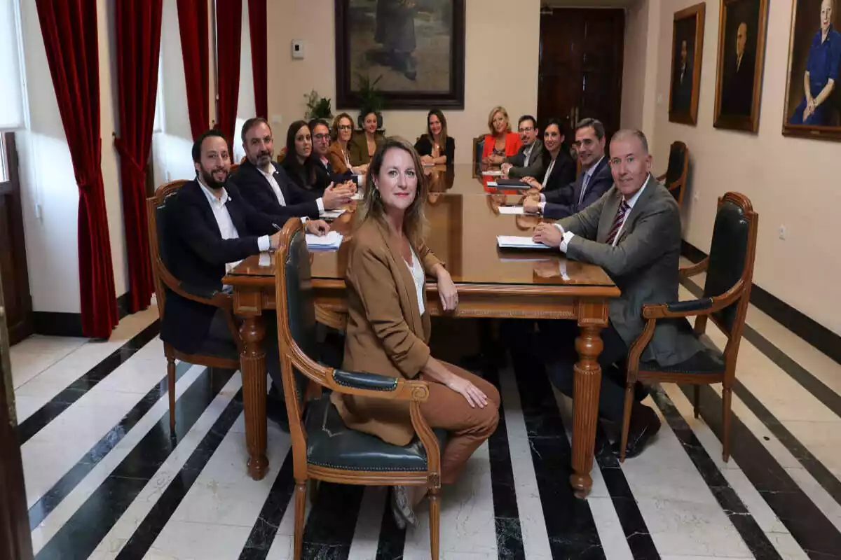 La alcaldesa de Castellón, Begoña Carrasco, preside la junta de gobierno