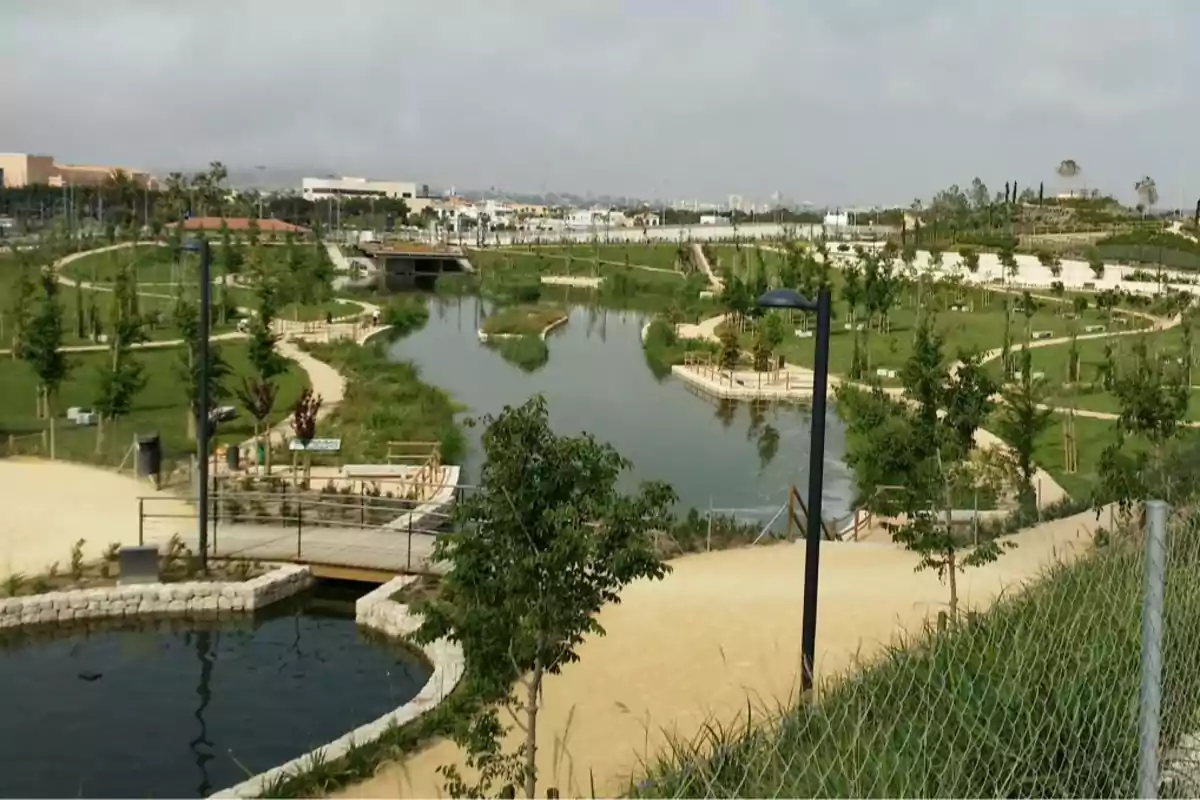 Parque inundable en Alicante