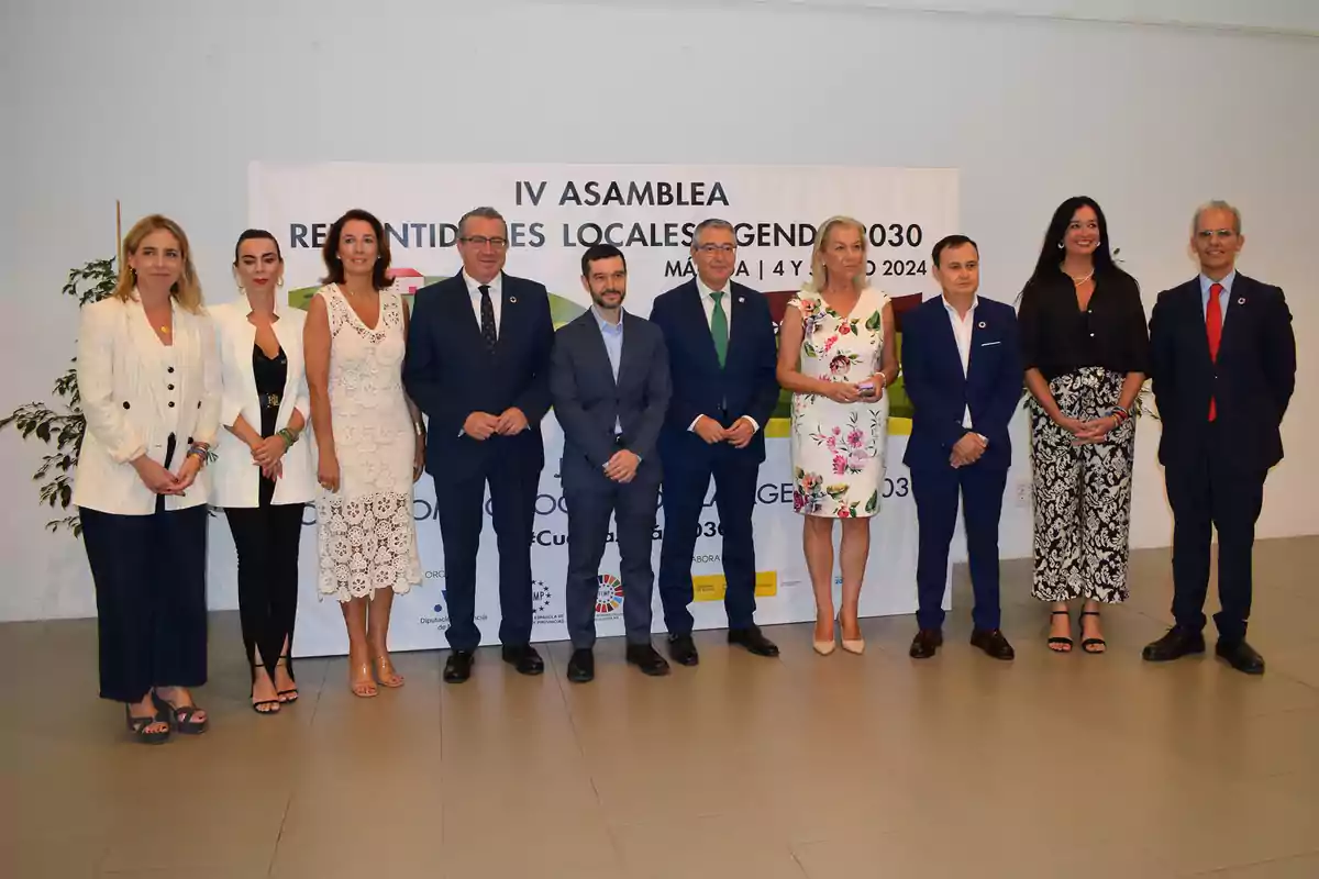 Toni Perez, presidente de la Diputación de Alicante, en Malaga