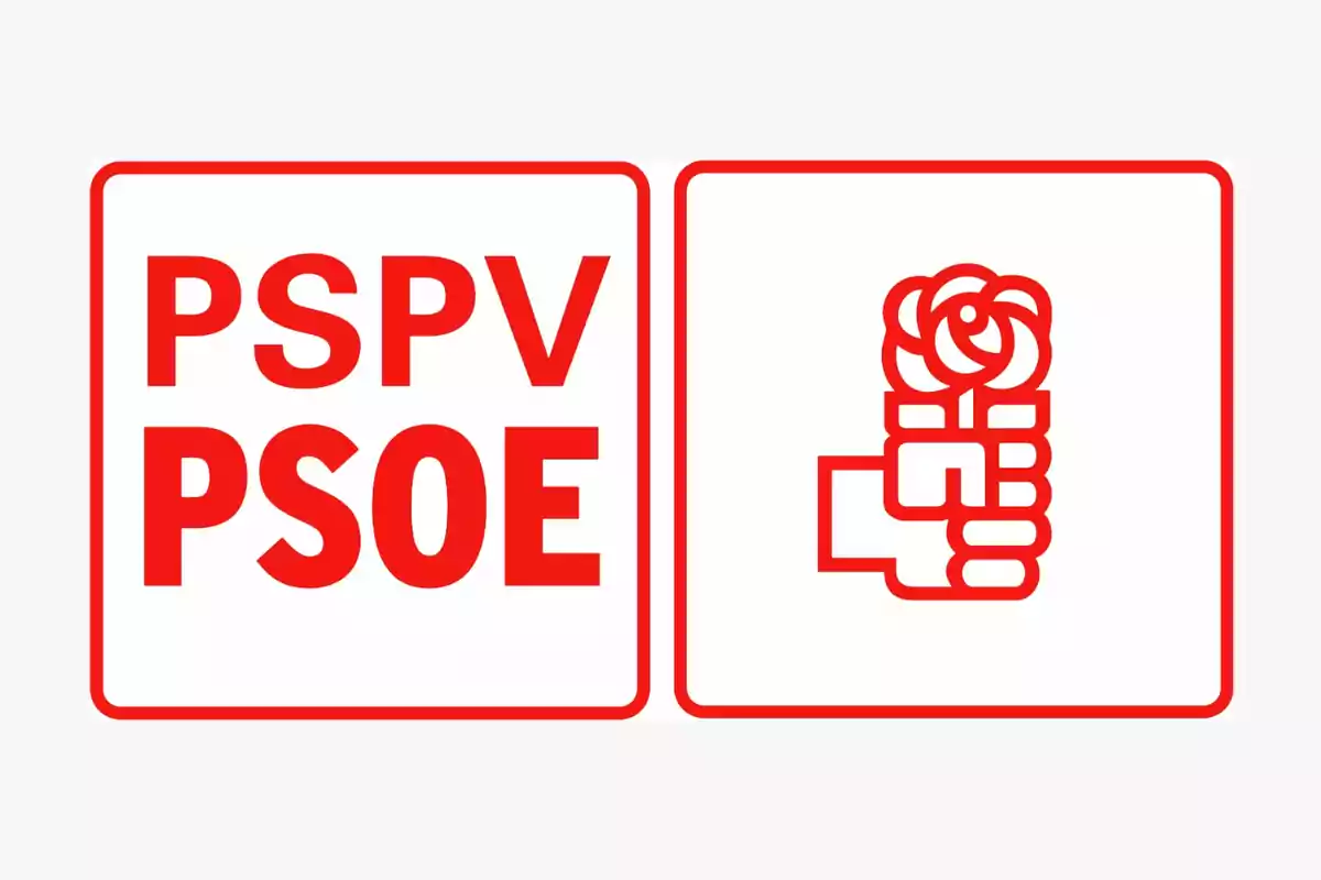 Logotipo del PSPV-PSOE