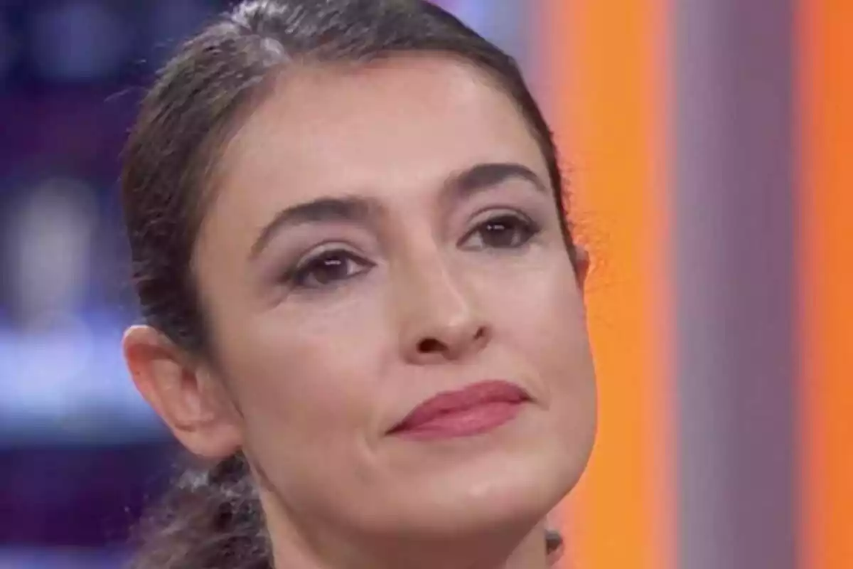 Primer plano de Blanca Romero con rostro neutro en 'Masterchef' Primer plano de Blanca Romero con rostro neutro en 'Masterchef'