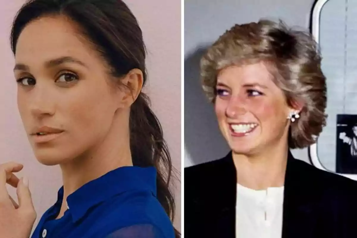 Dos mujeres en primer plano una con cabello oscuro recogido y camisa azul y la otra con cabello rubio corto sonriendo y usando un saco negro Dos mujeres en primer plano una con cabello oscuro recogido y camisa azul y la otra con cabello rubio corto sonriendo y usando un saco negro