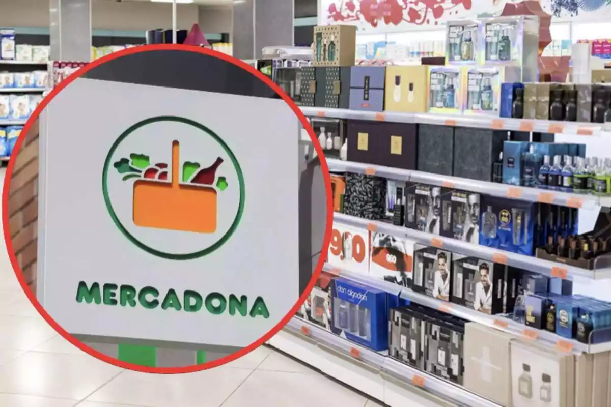 Sección de perfumería de una tienda de Mercadona