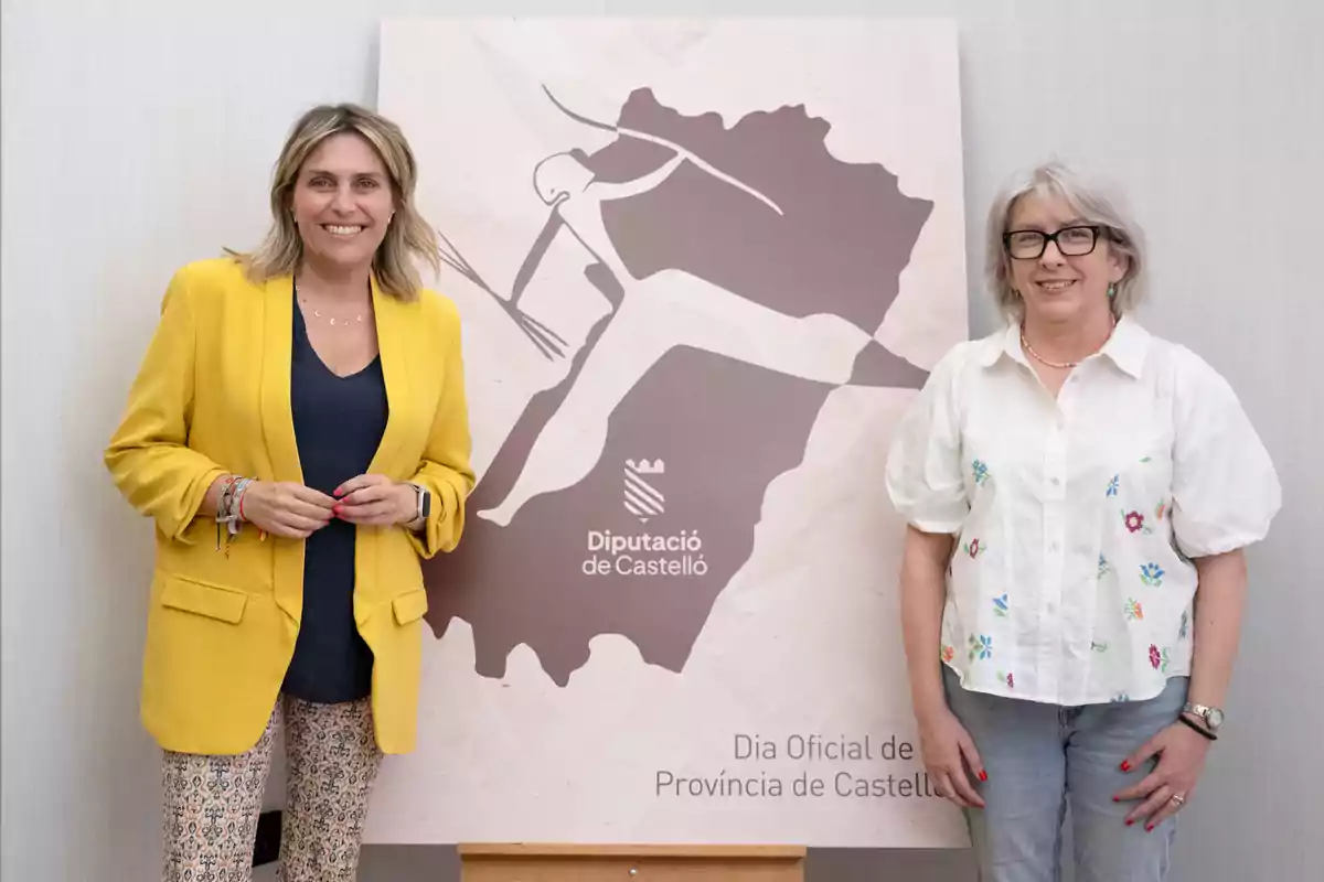 Marta Barrachina, presidenta de la Diputacion de Castellon, durante el acto
