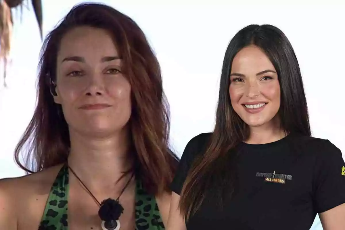 Montaje con el rostro de Adara Molinero y Marta Peñate, ambas en el concurso 'Supervivientes All Stars'