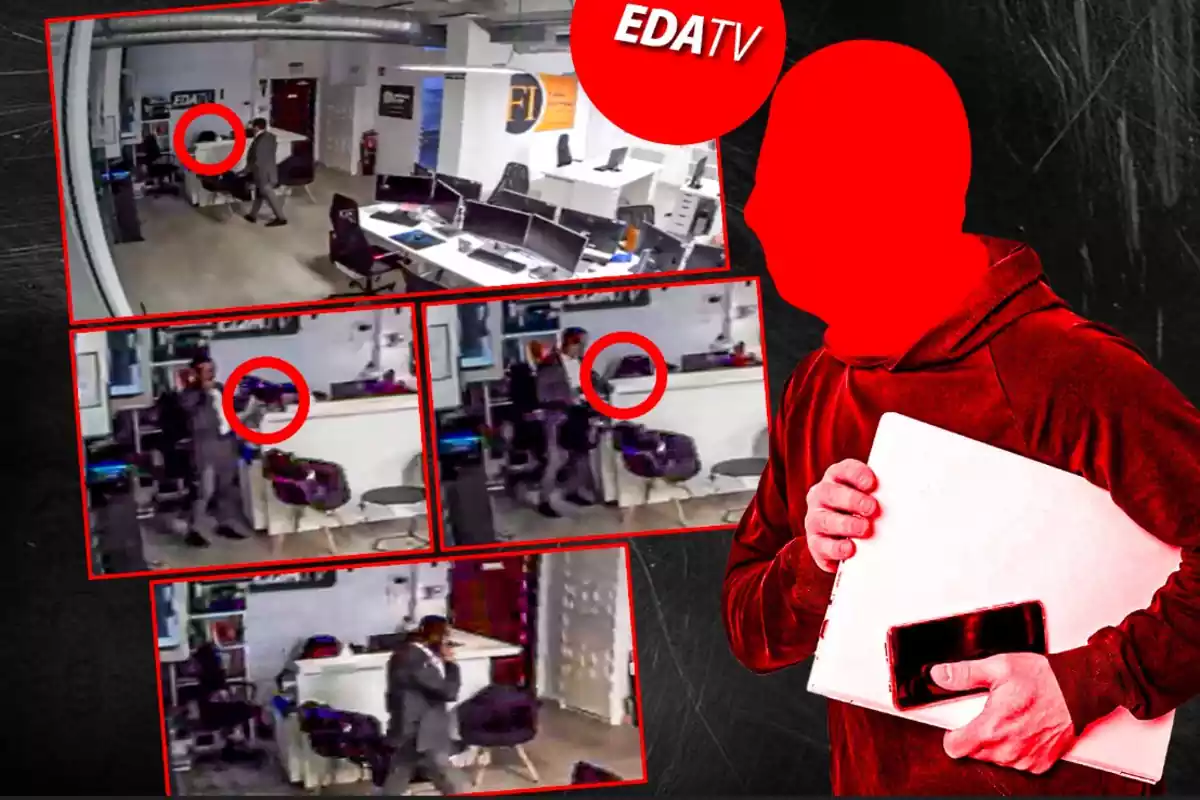 Un ladrón roba los teléfonos de empresa de EDATV