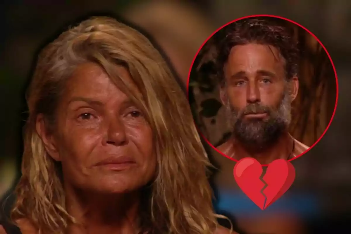 Makoke con expresión triste y ojos llorosos, con la imagen de Álvaro Muñoz Escassi en un círculo rojo y un corazón roto superpuesto.