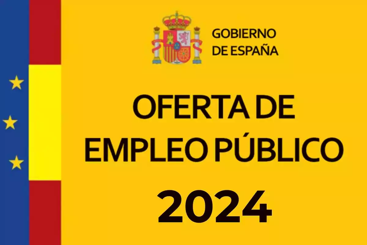 Cartel de Oferta de Empleo Público del Gobierno de España