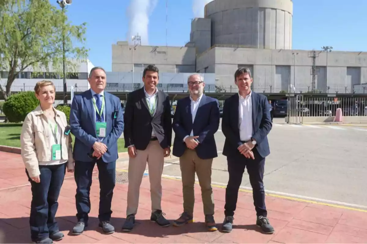Carlos Mazón, presidente de la Generalitat Valenciana, durante la visita