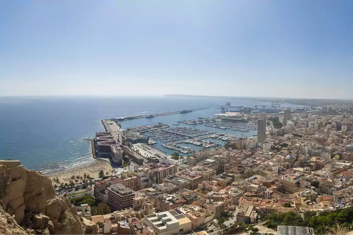 Vista panorámica de Alicante