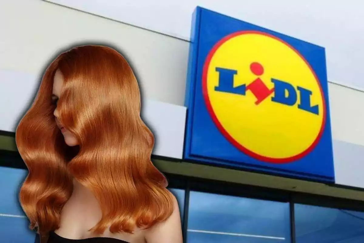 Chica pelirroja y supermercado Lidl