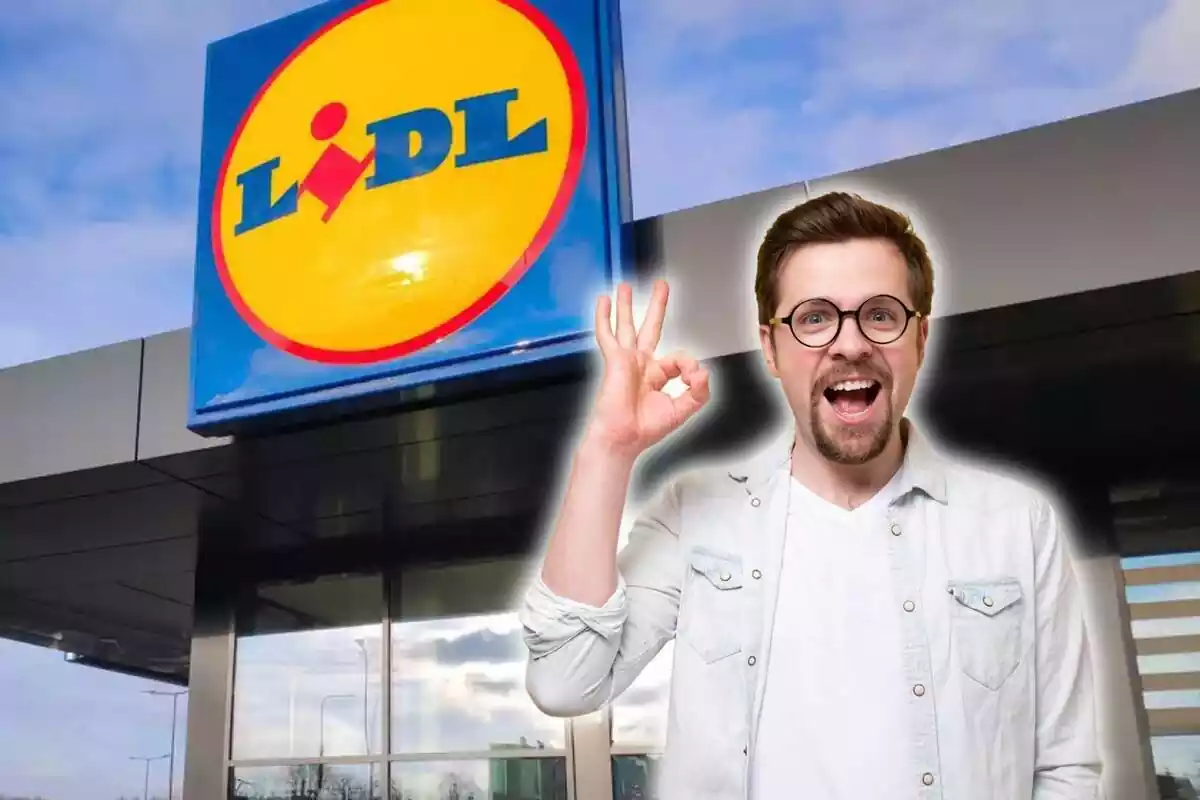 Persona dando el ok a Lidl