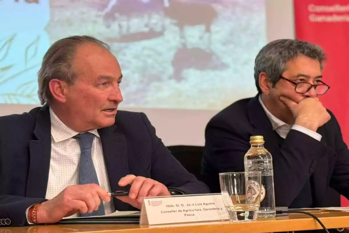 Jose Luis Aguirre y Vicente Barrera juntos defienden el sector agrícola valenciano