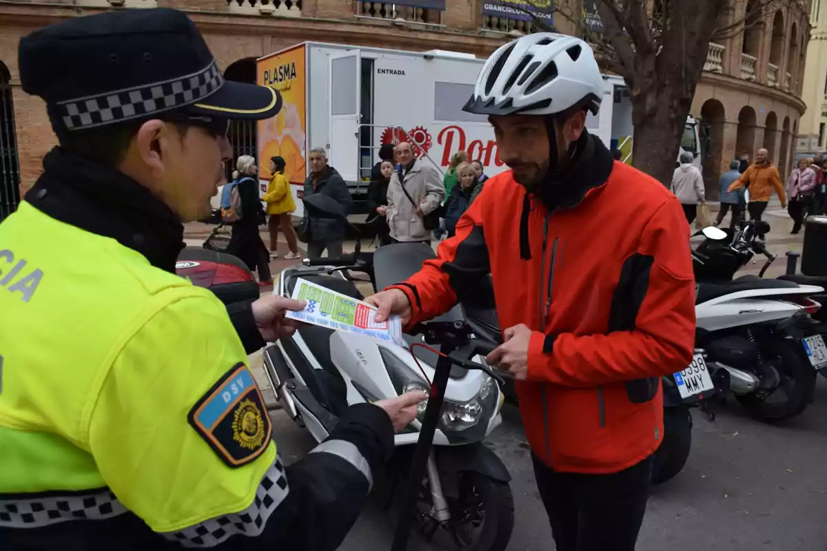 Control de patinetes en Valencia