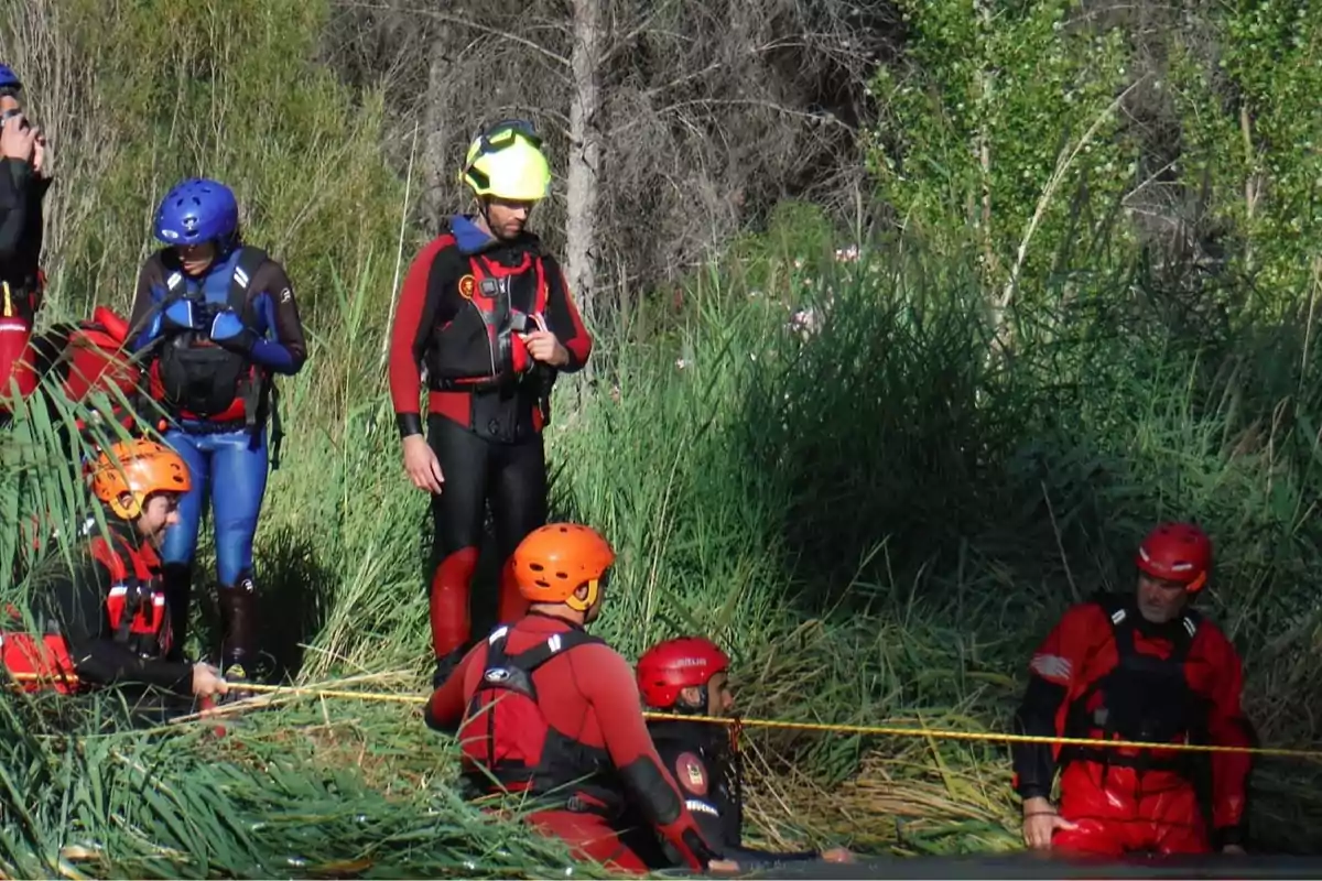 El Departamento de Bomberos, Prevención, Intervención en Emergencias y Protección Civil, entrenando