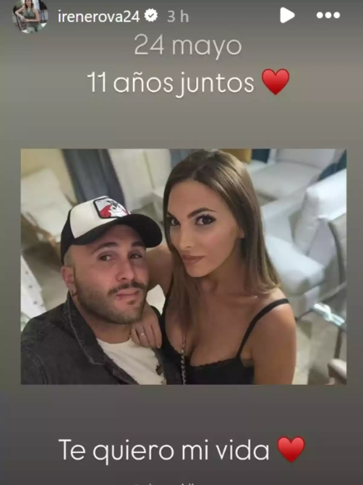 Stories de Irene Rosales donde aparece junto a Kiko Rivera y le felicita por sus 11 años juntos Stories de Irene Rosales donde aparece junto a Kiko Rivera y le felicita por sus 11 años juntos