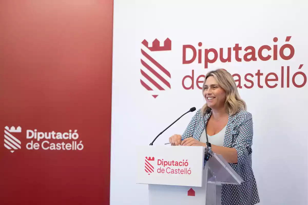 Marta Barrachina, presidenta de la Diputación de Castellón