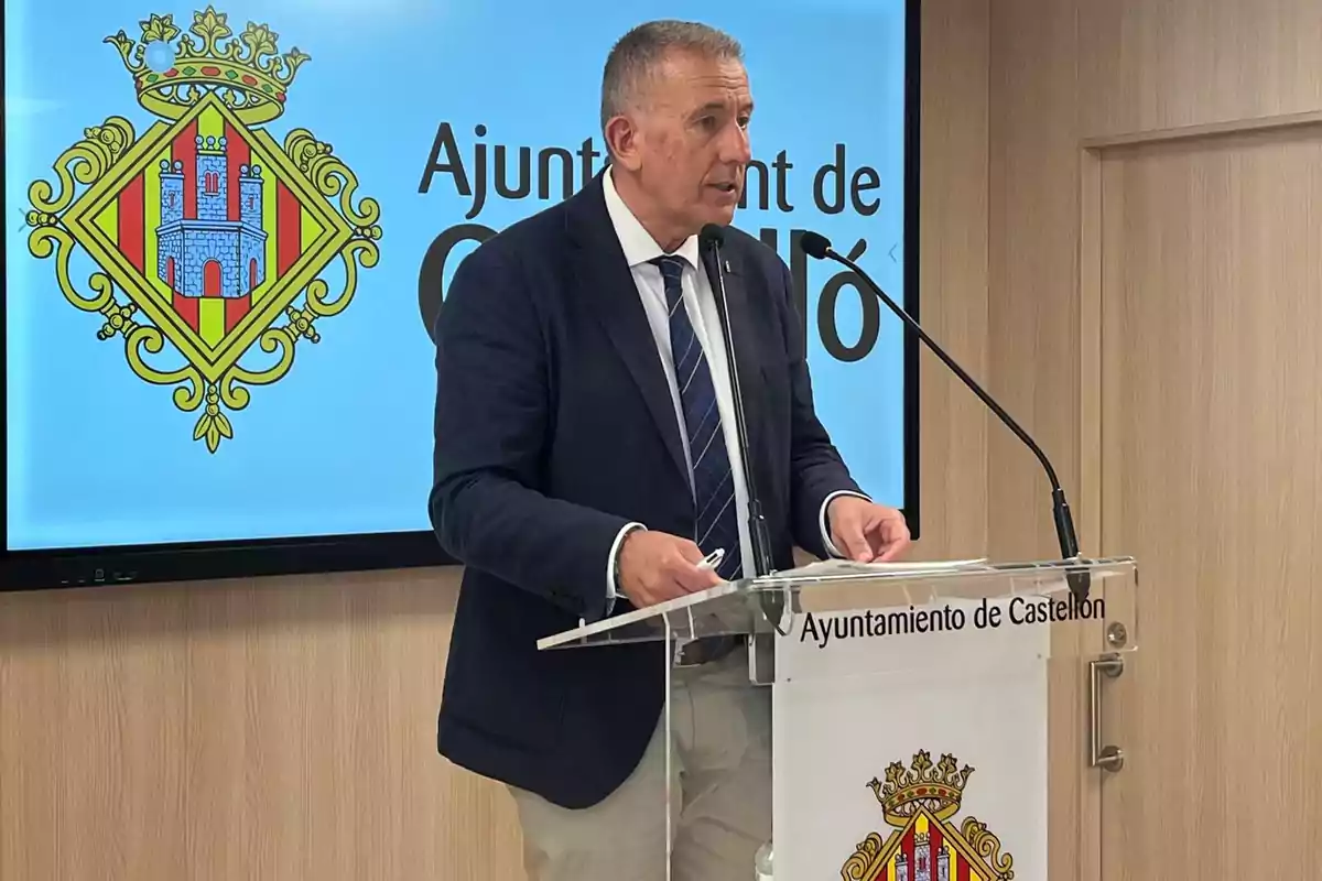 El concejal portavoz, del Ayuntamiento de Castellón, Vicent Sales