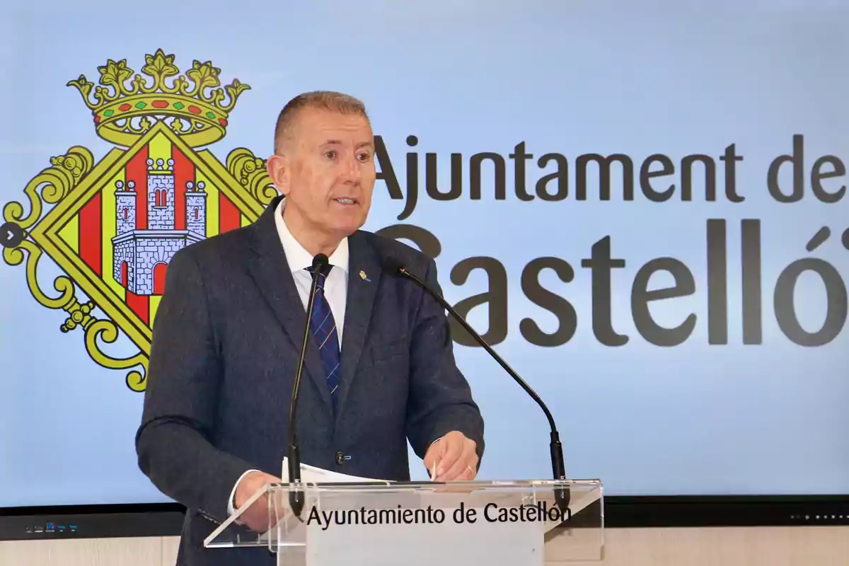 El portavoz del equipo de gobierno del Ayuntamiento de Castellón, Vicente Sales