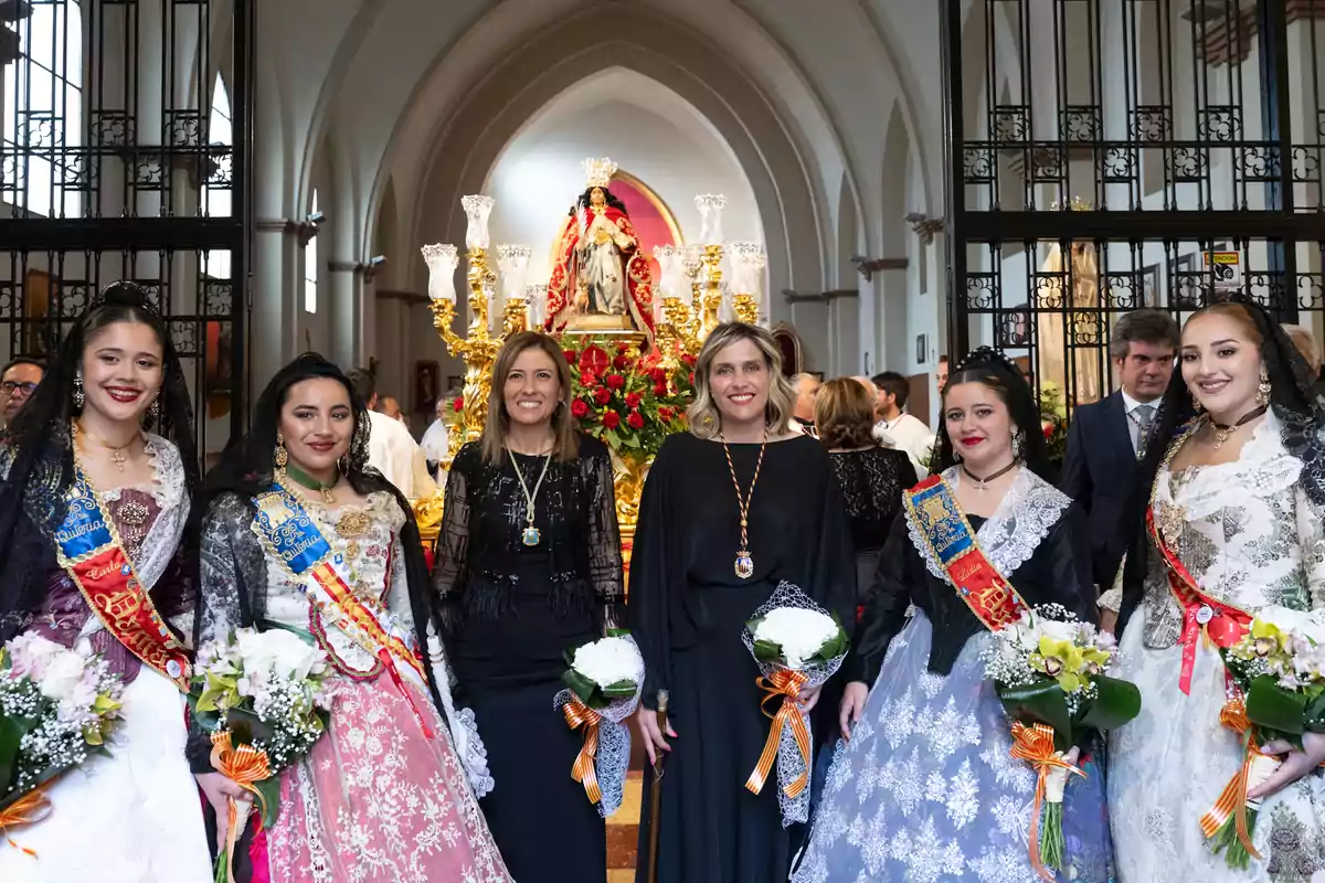 Marta Barrachina, presidenta de la Diputacion de Castellon, durante el acto