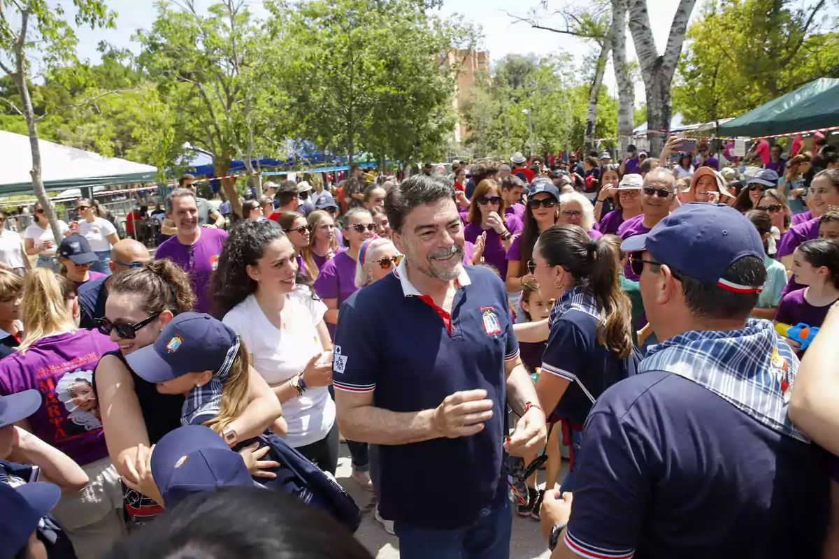 Barcala, alcalde de Alicante, durante el acto