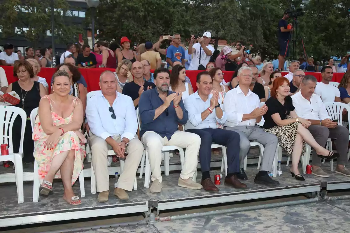 El alcalde Barcala durante el evento