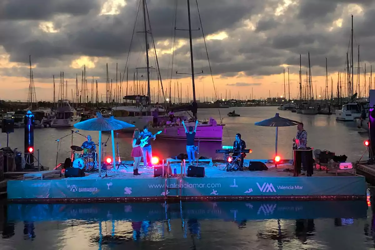 La noche del Nautico Valencia Mar