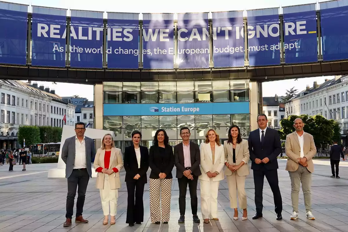 La vicepresidenta de la Diputación, María Ángeles Pallarés, durante la jornada