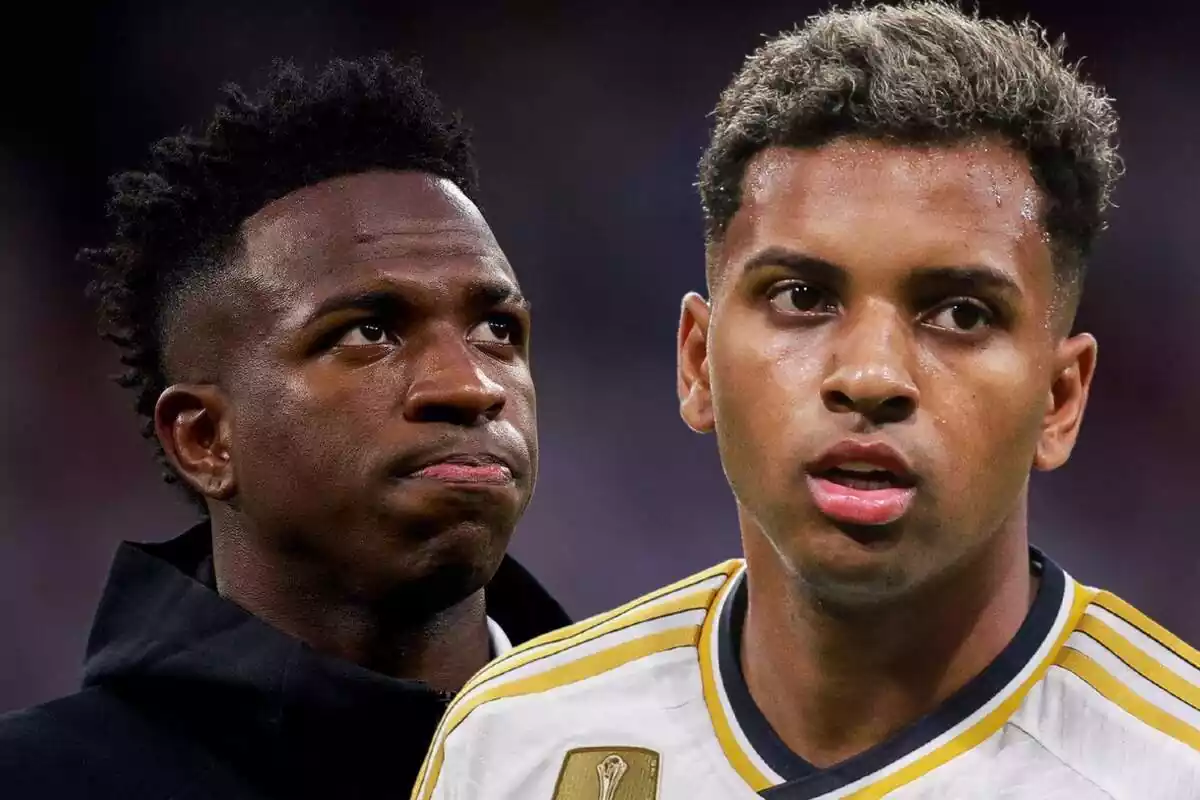 Montaje Vinicius Junior con Rodrygo Goes