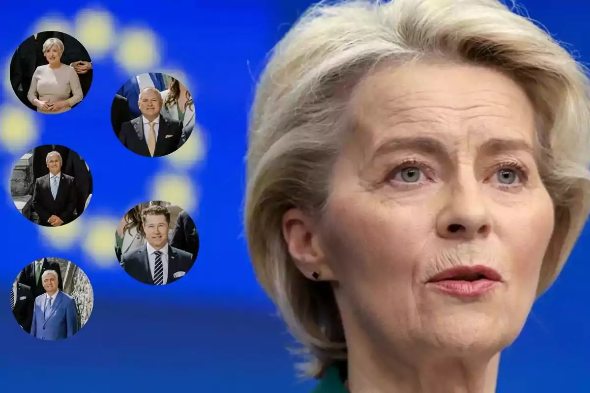 Ursula Von Der Leyen en el parlamento europeo