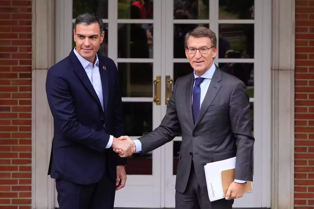 Pedro Sánchez y Alberto Núñez Feijóo